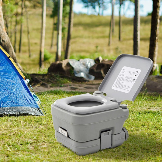 10L Portable Camping Toilet – Dual Tank