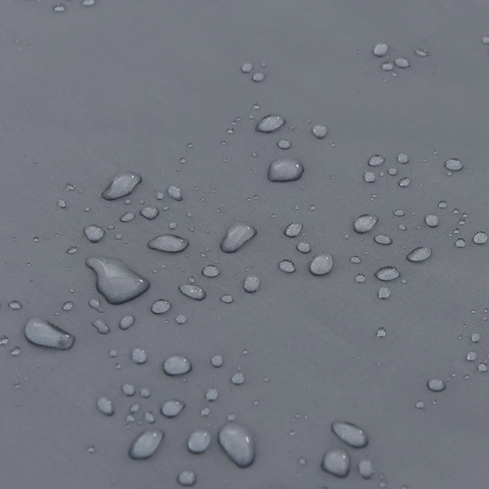 2 - in - 1 Rain Poncho / Picnic Blanket Grey & Orange