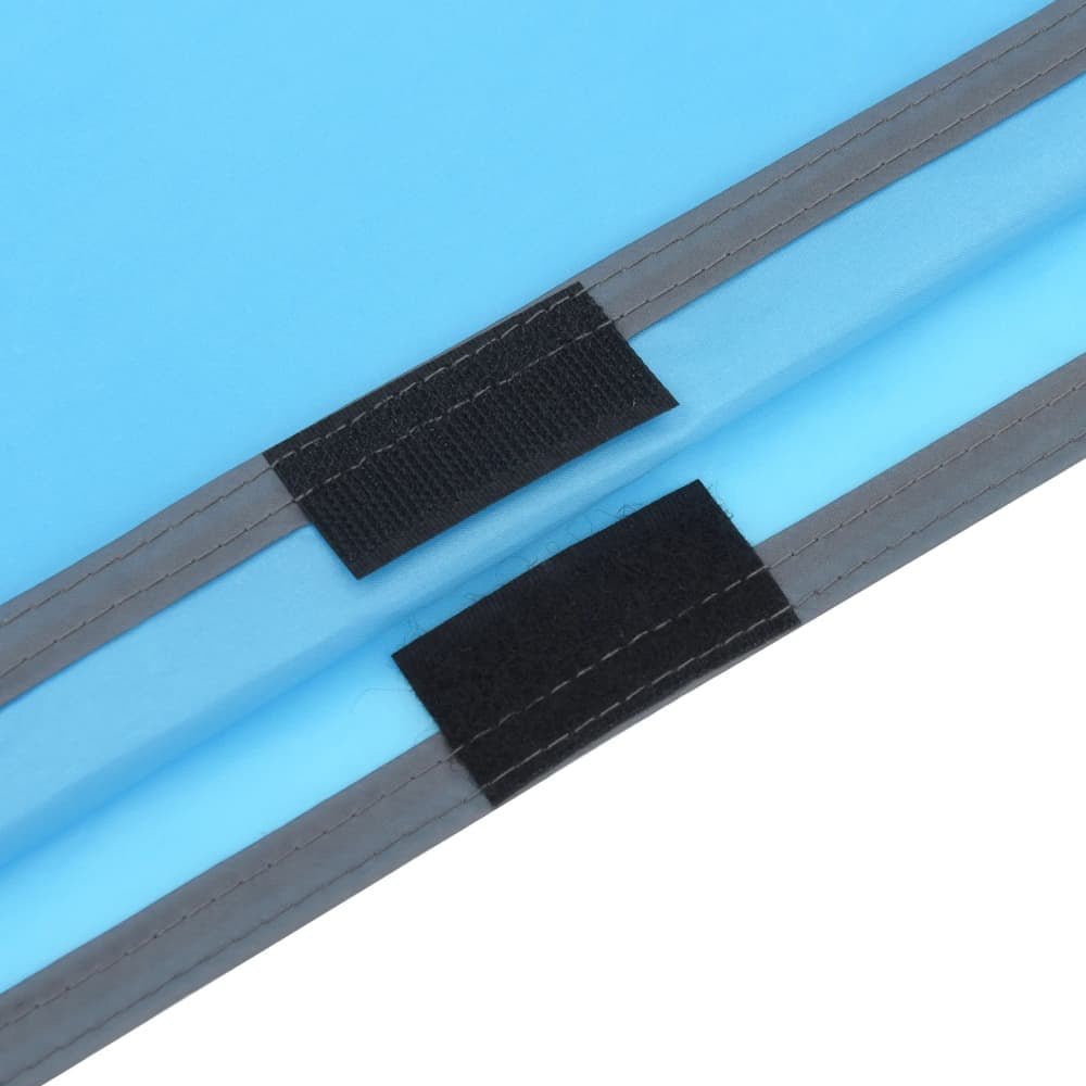 2 - in - 1 Rain Poncho with Hood – Blue 223x145 cm - Fittux