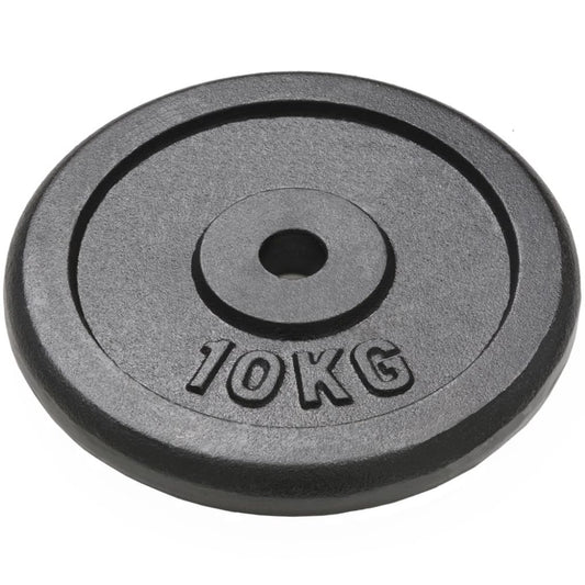 2 - Piece Cast Iron Weight Plates - 2x10kg (Total 20kg)