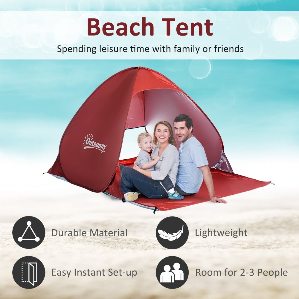 2–3 Person - Pop - Up Beach Tent