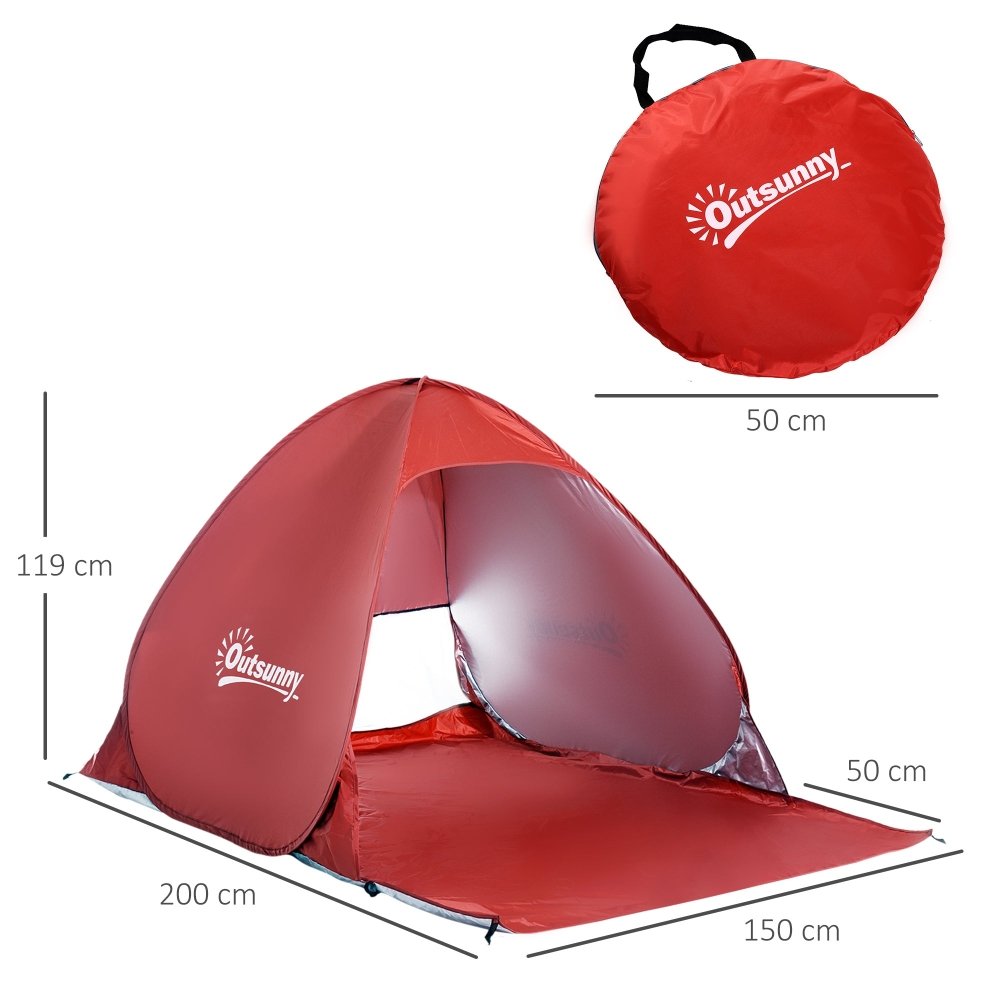 2–3 Person - Pop - Up Beach Tent