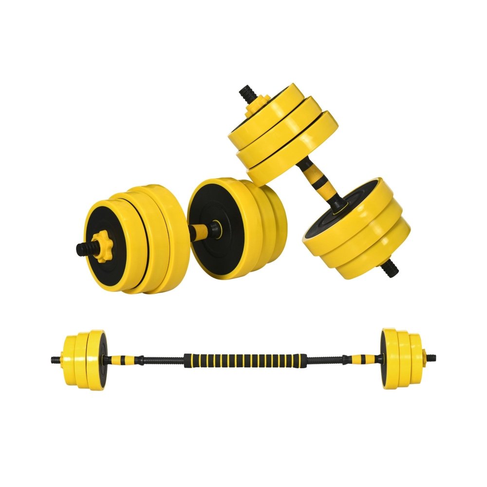 25kg Adjustable Dumbbell and Barbell Set