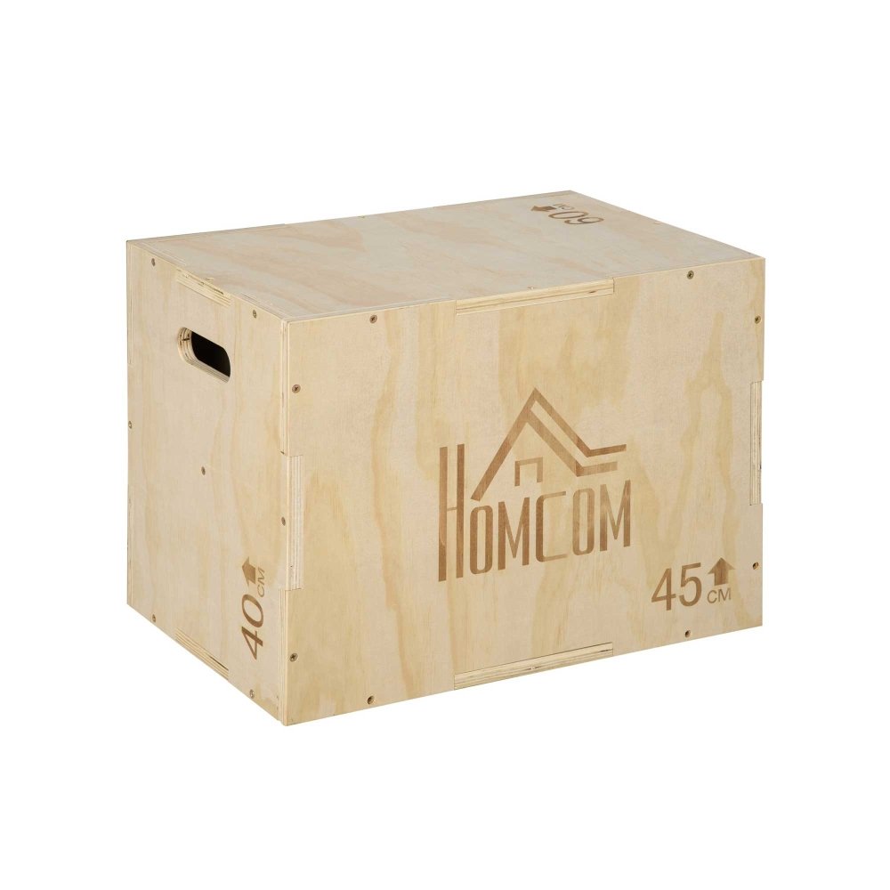 3 - in - 1 Wooden Plyo Box