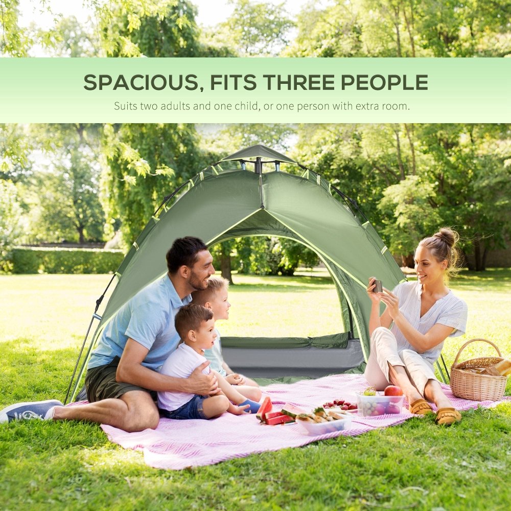 3 - Person Double Layer Pop Up Tent