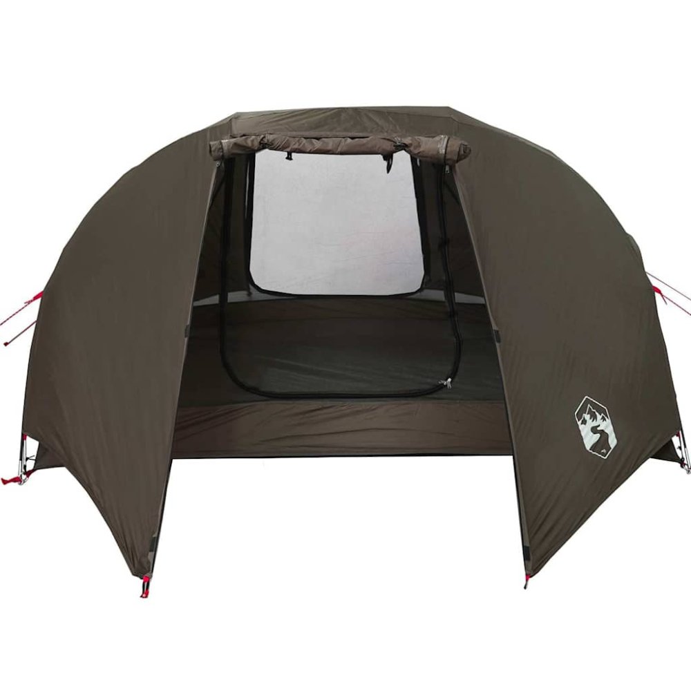 3 - Person Fishing Tent with E - Port - Brown