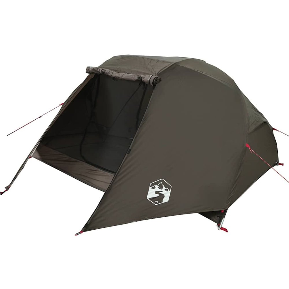 3 - Person Fishing Tent with E - Port - Brown