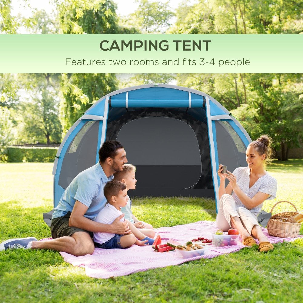 3–4 Person Dome Camping Tent