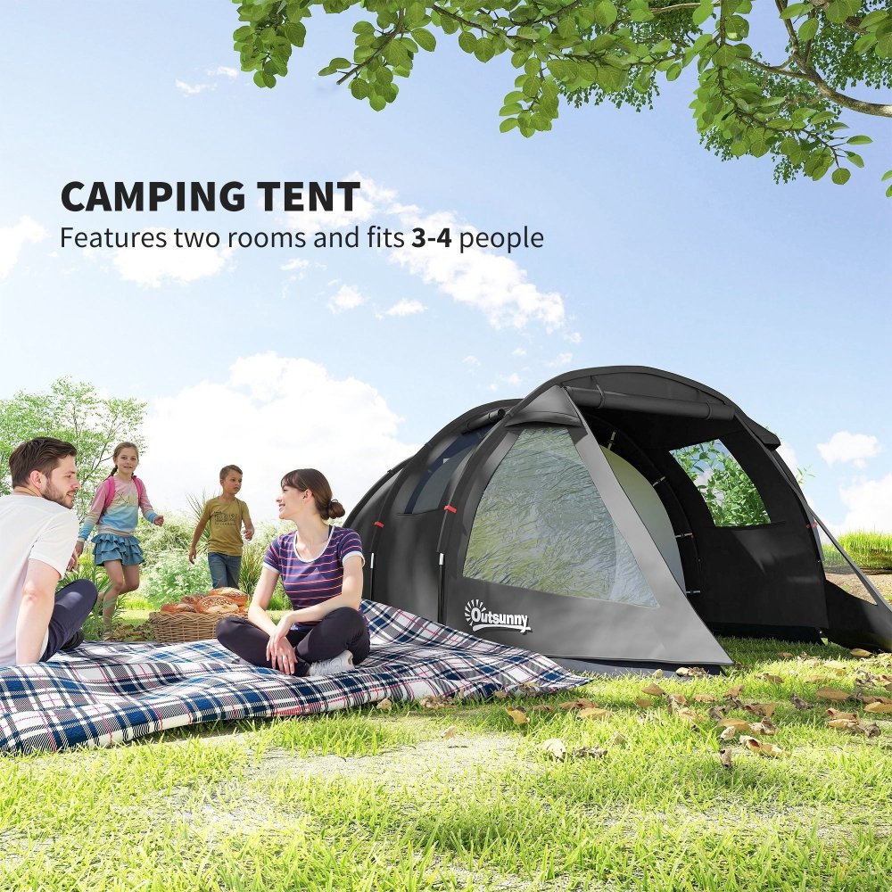 3–4 Person Dome Camping Tent