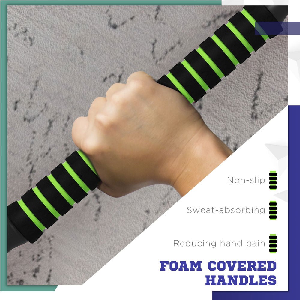 4 - in - 1 Adjustable 30kg Dumbbell & Barbell Weights Set