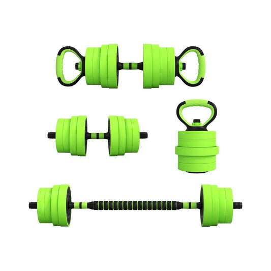 4 - in - 1 Adjustable 30kg Dumbbell & Barbell Weights Set