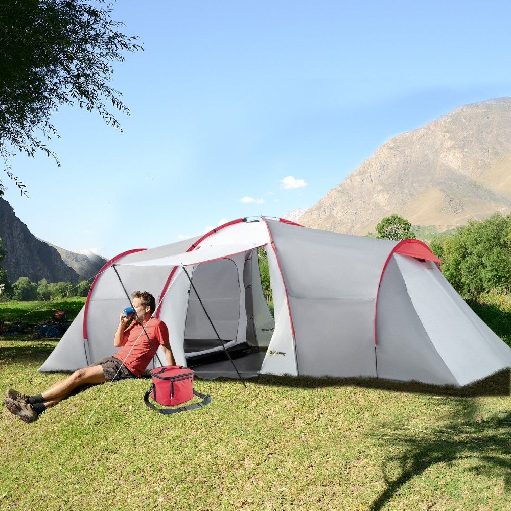 4 - Person Family Camping Tent - Two Bedrooms