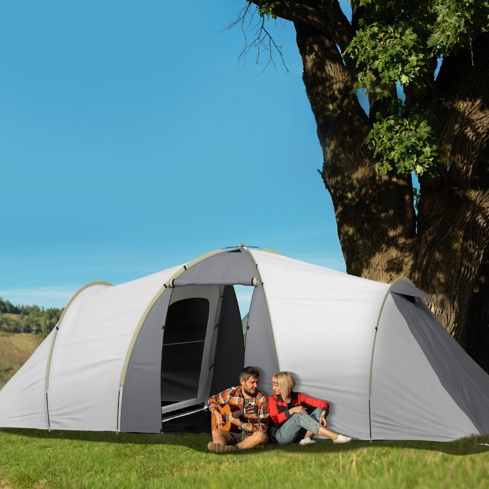 4 - Person Family Camping Tent - Two Bedrooms