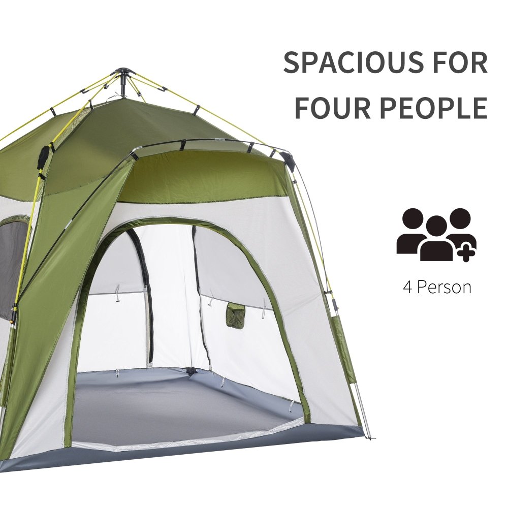 4 - Person Pop - Up Camping Tent