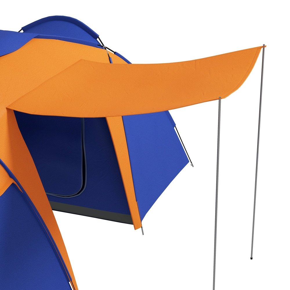 4 - Person Tunnel Tent with Dual Bedrooms