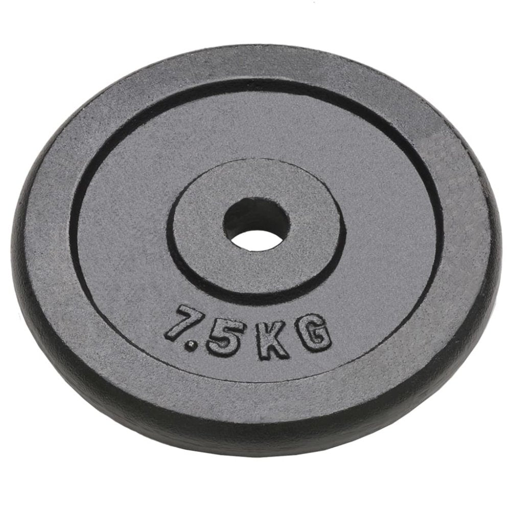 4 - Piece Cast Iron Weight Plates 4x7.5 kg (Total 30kg)