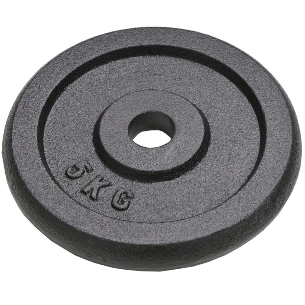 4 - Pieces Cast Iron Weight Plates - 2x10kg + 2x5kg (Total 30kg)