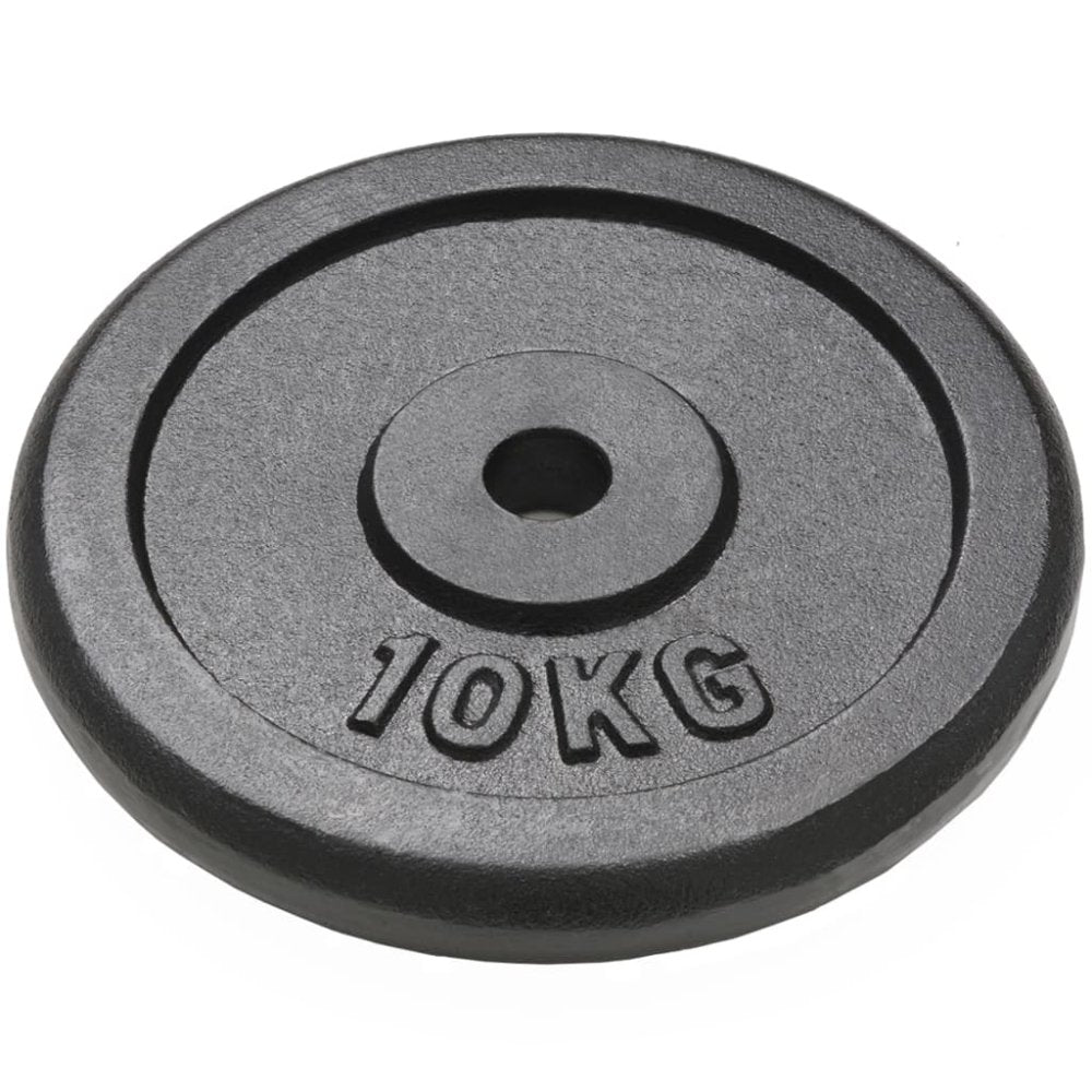 4 - Pieces Cast Iron Weight Plates - 2x10kg + 2x5kg (Total 30kg)