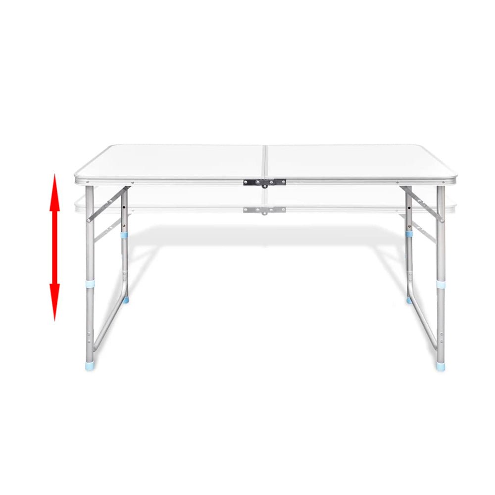 5 - Piece Foldable Camping Table & Stools Set