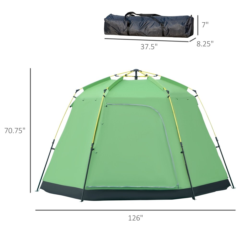 6 - Person Pop - Up Camping Tent