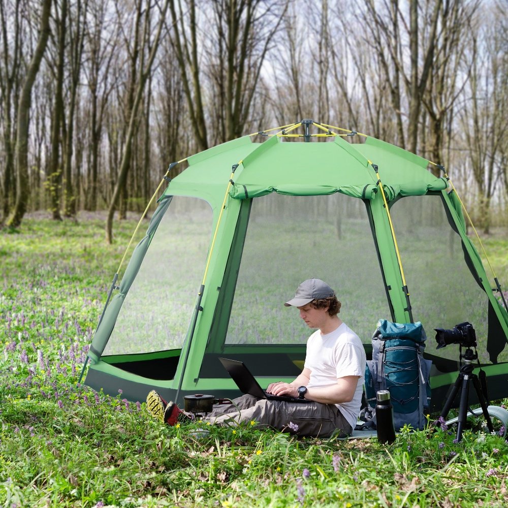 6 - Person Pop - Up Camping Tent