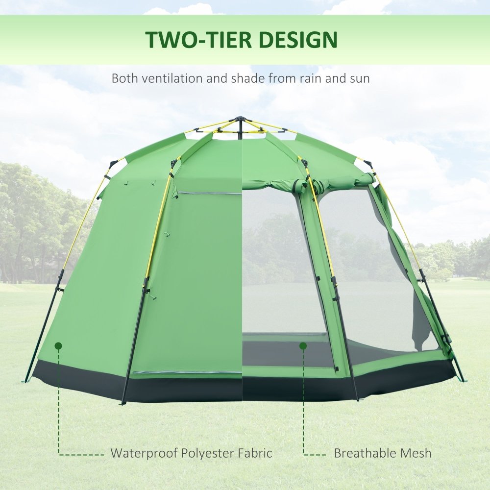 6 - Person Pop - Up Camping Tent