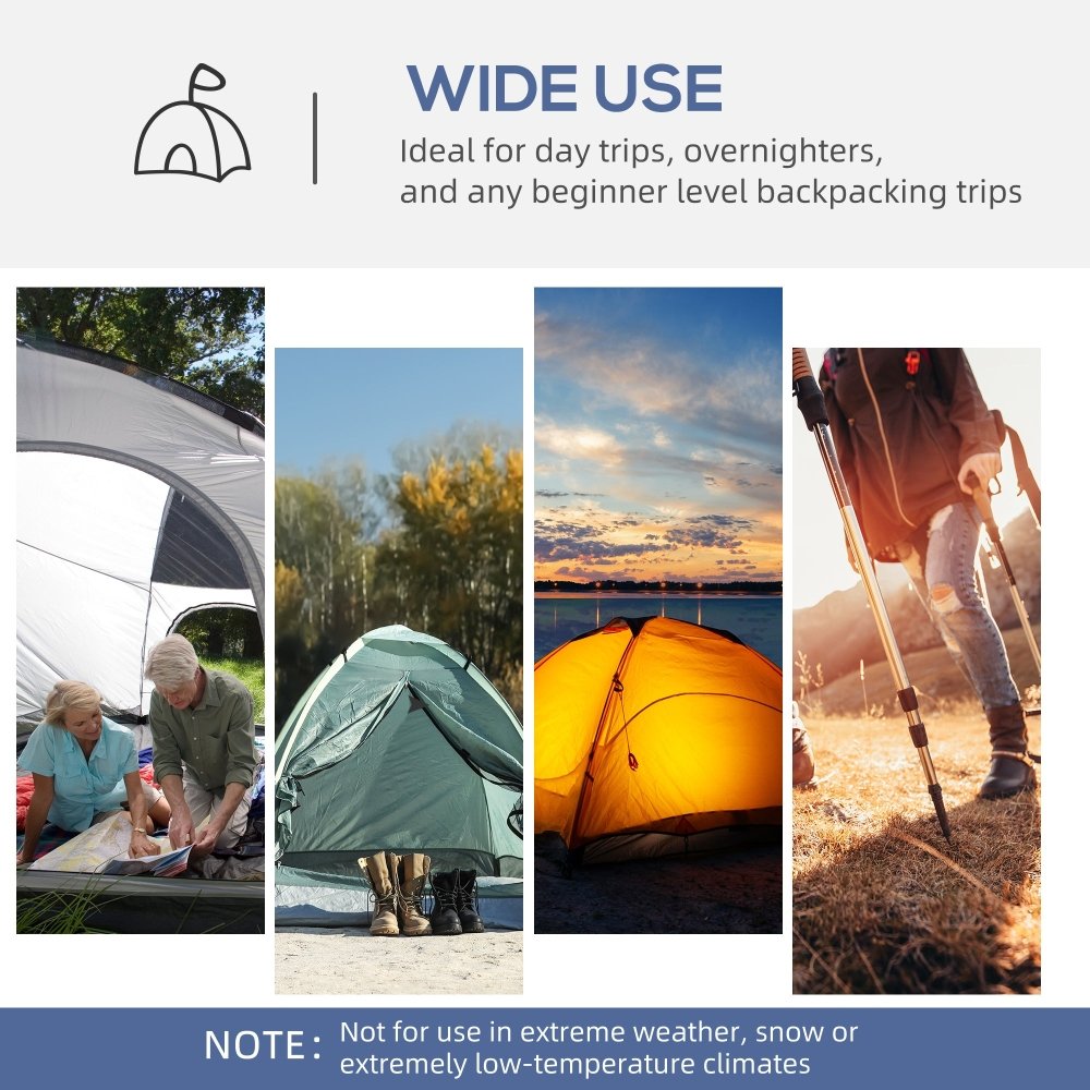 6–8 Person Camping Tent – Large Mesh Shelter