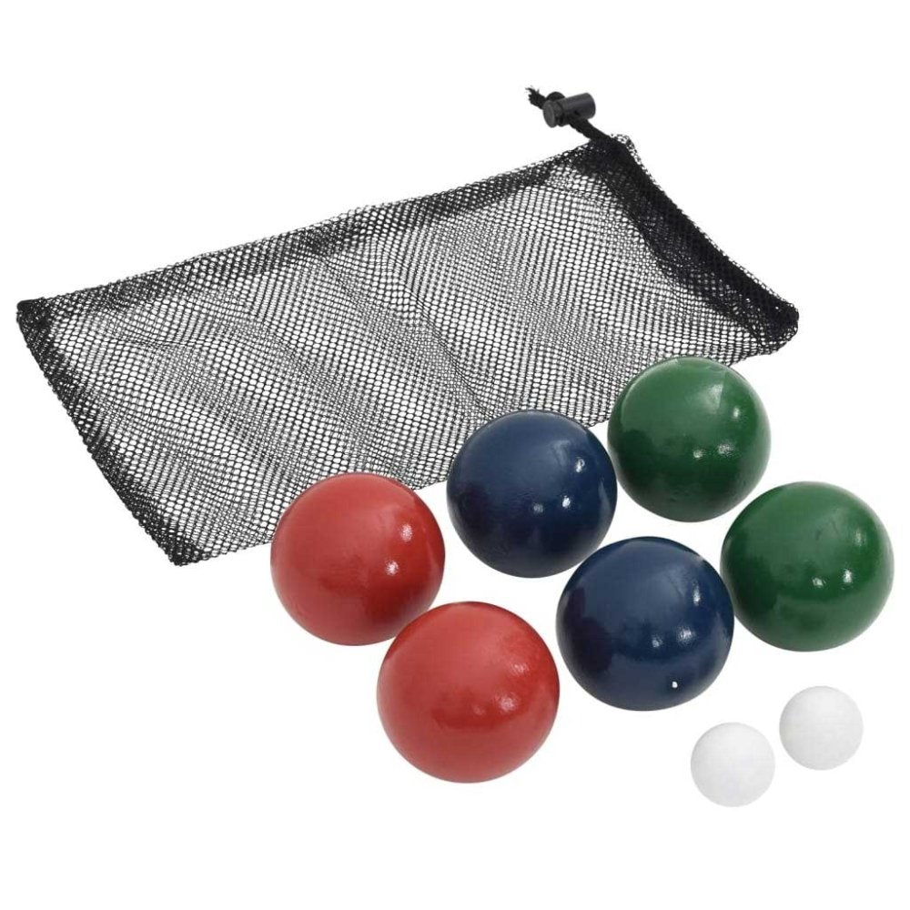 8 Piece Pinewood Bocce Ball Set