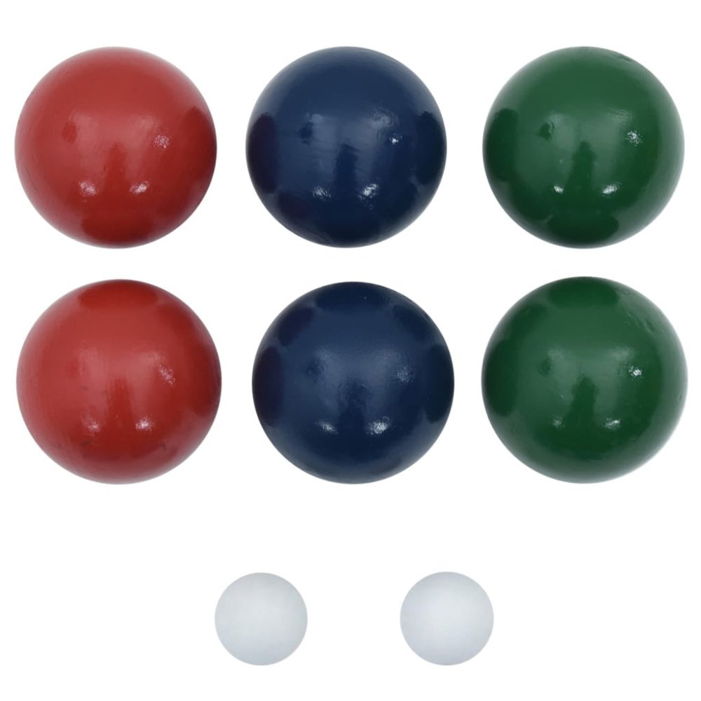 8 Piece Pinewood Bocce Ball Set