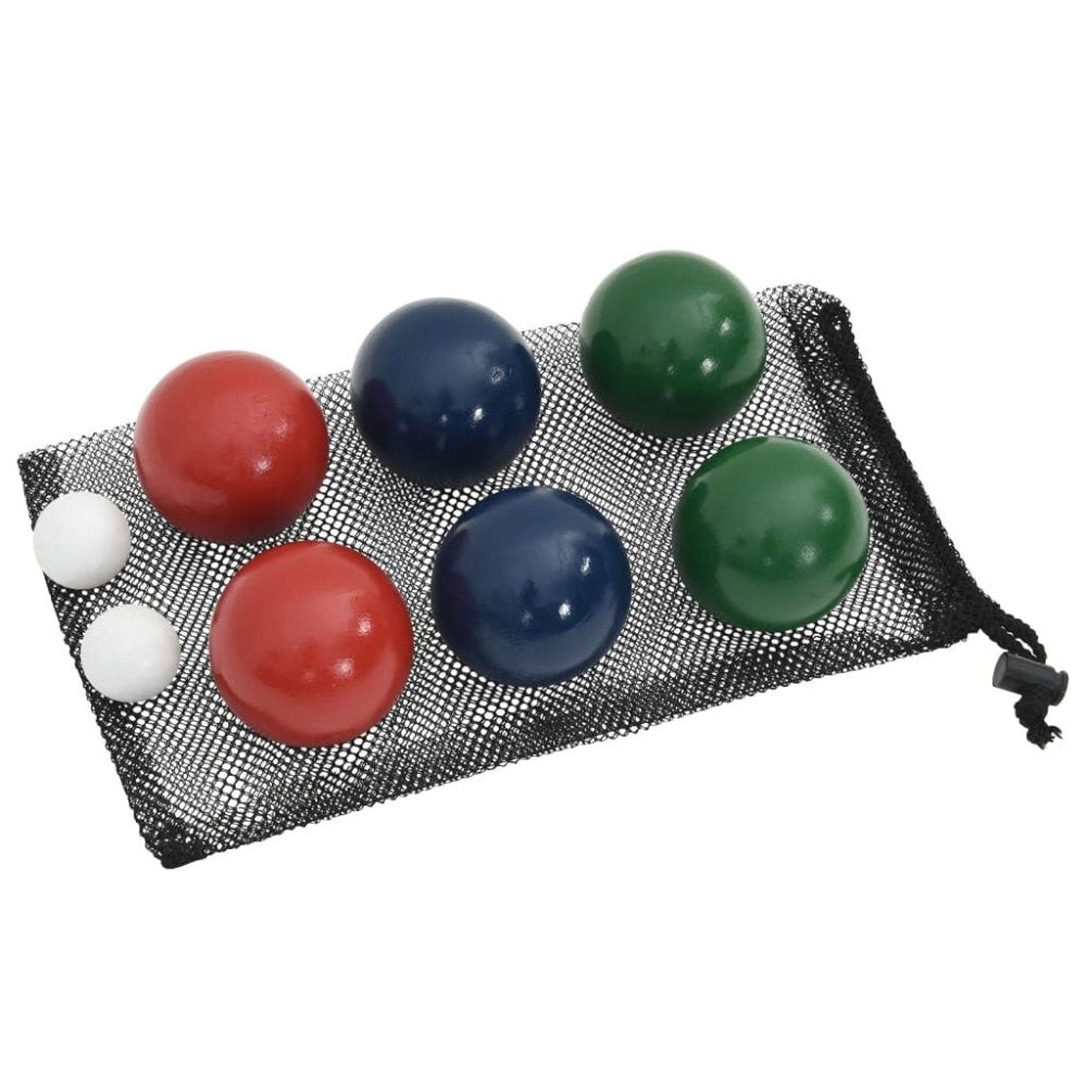 8 Piece Pinewood Bocce Ball Set
