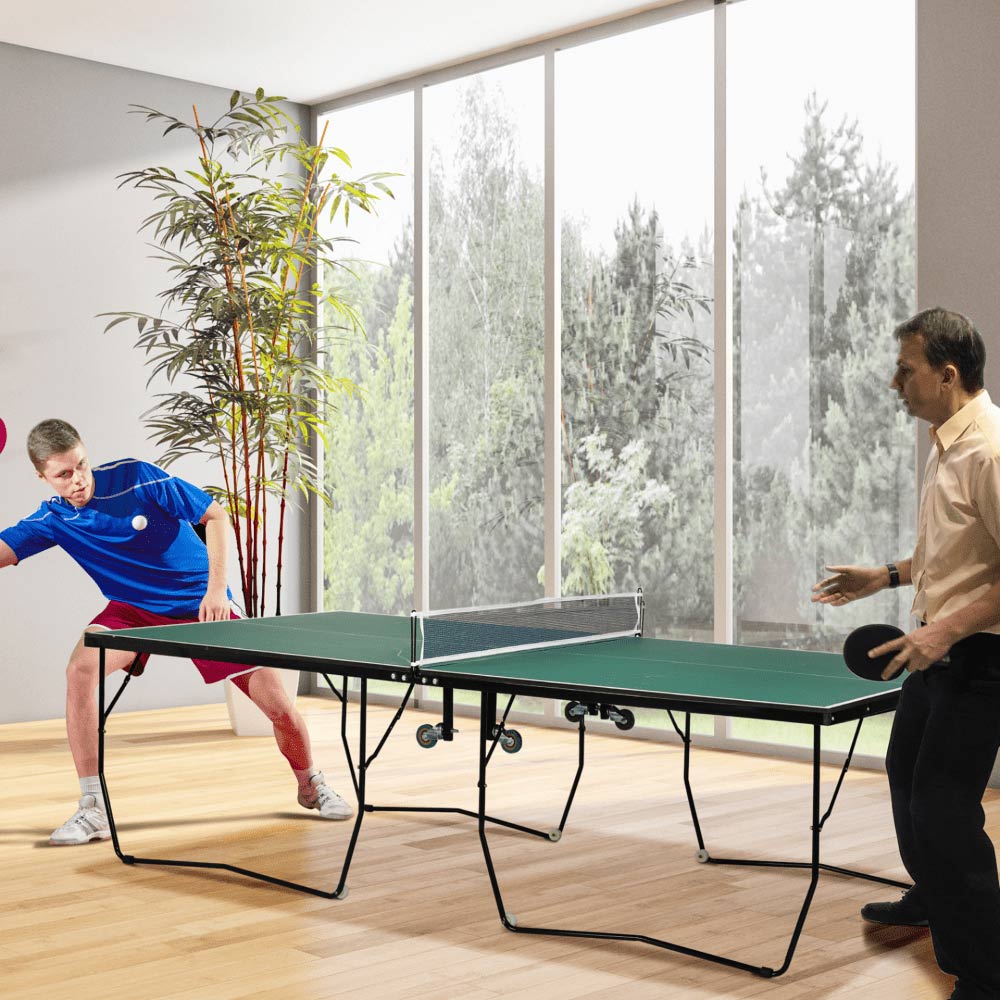 9FT Ping Pong Table Set