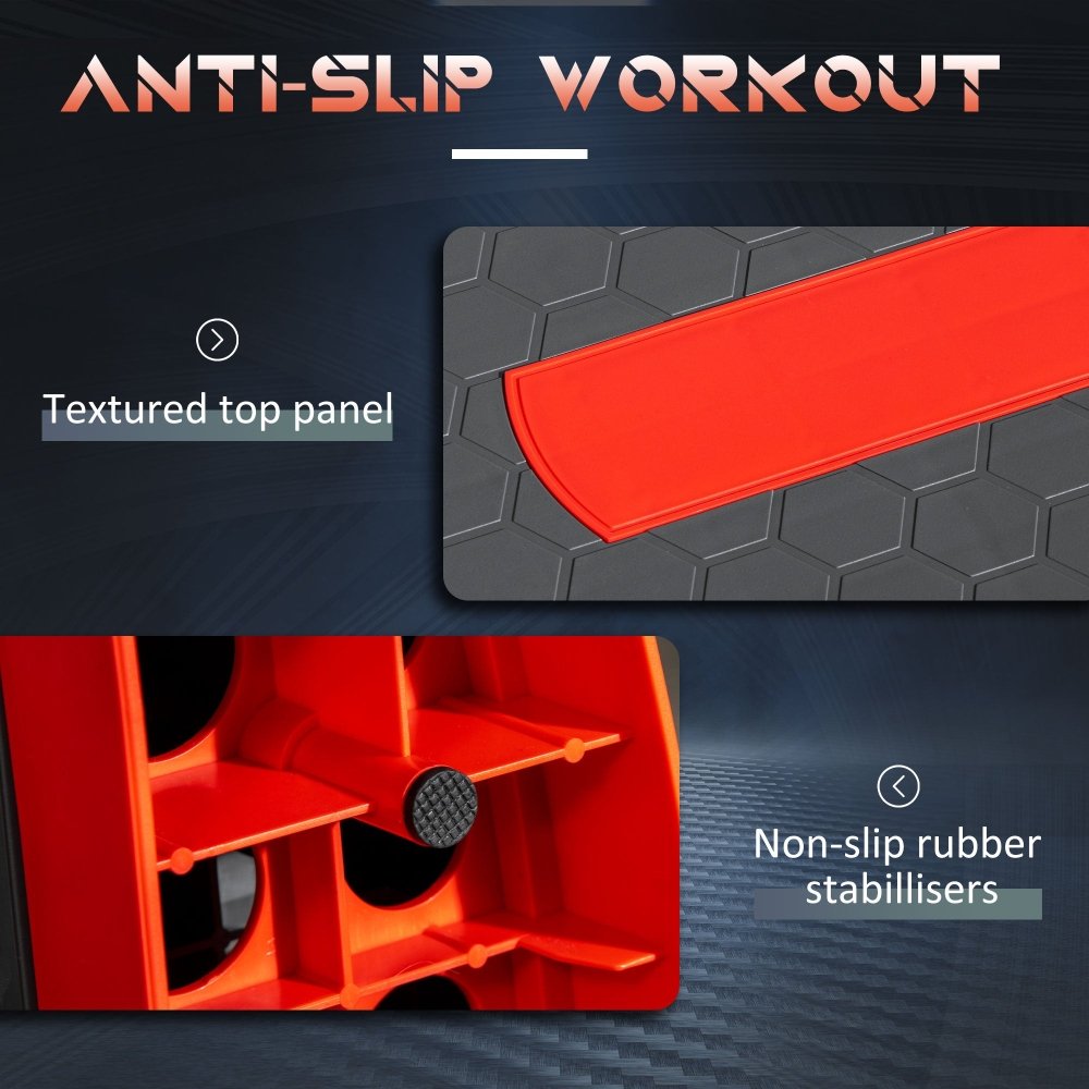 Adjustable Aerobic Stepper - Red / Blue