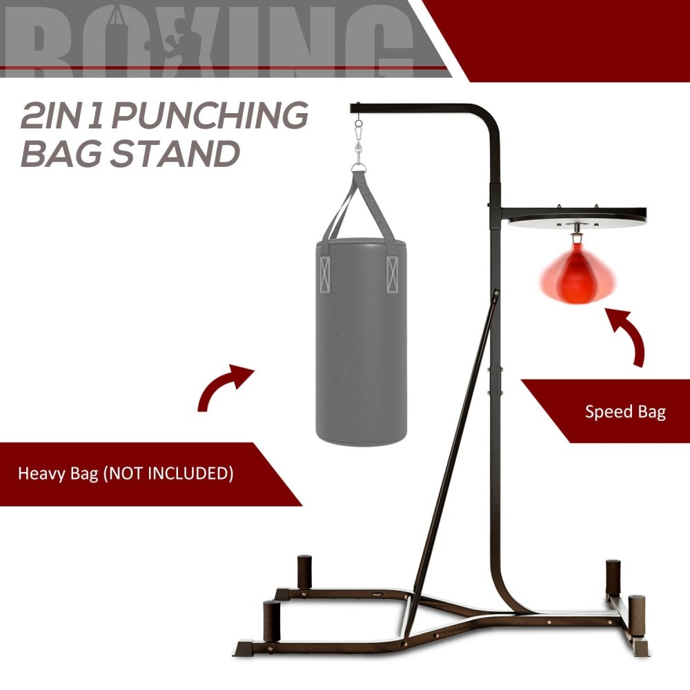 Adjustable Boxing Speedbag Platform – Heavy Bag Compatible Stand