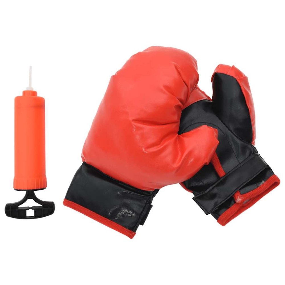 Adjustable Freestanding Punching Ball Set with Gloves