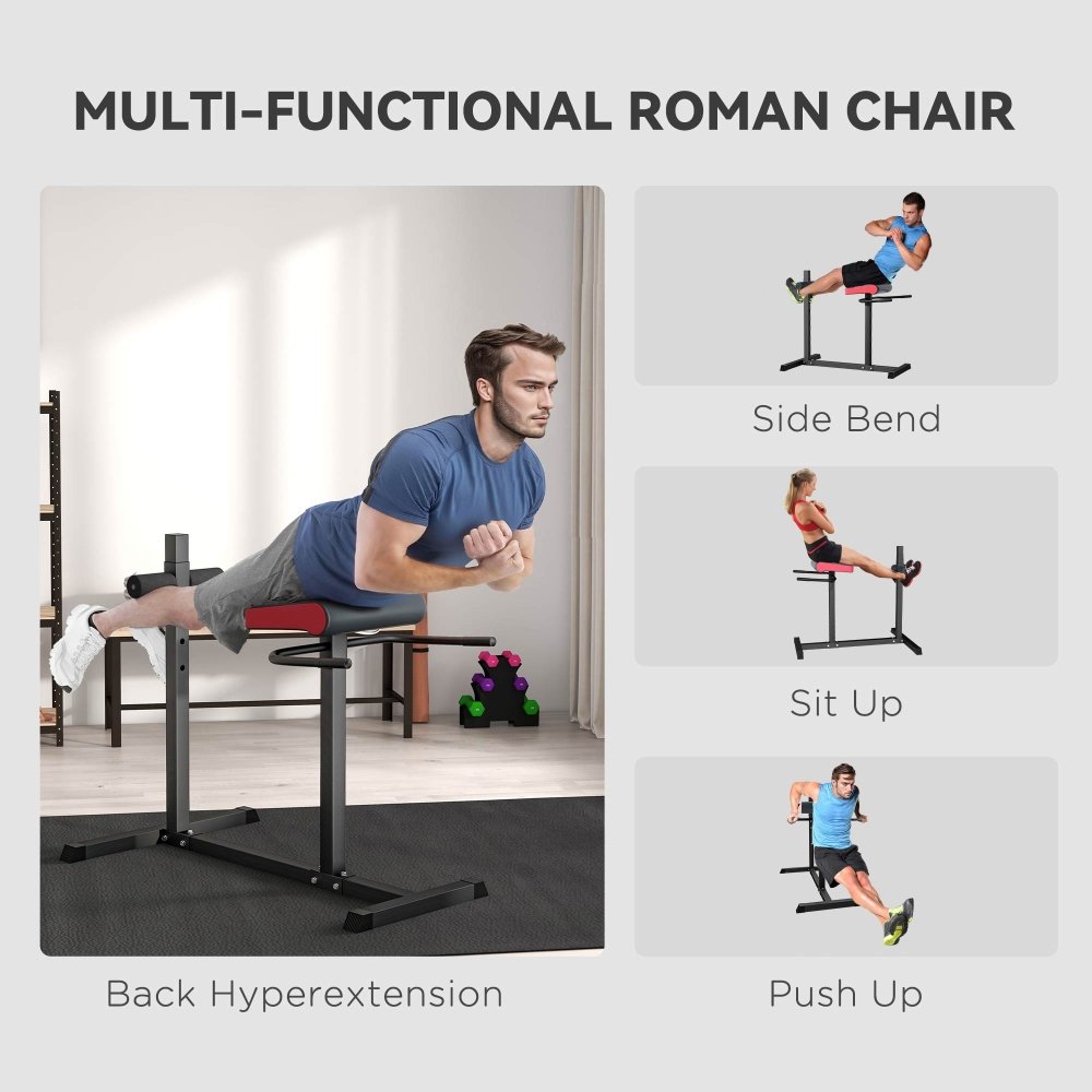 Adjustable Hyperextension Roman Chair