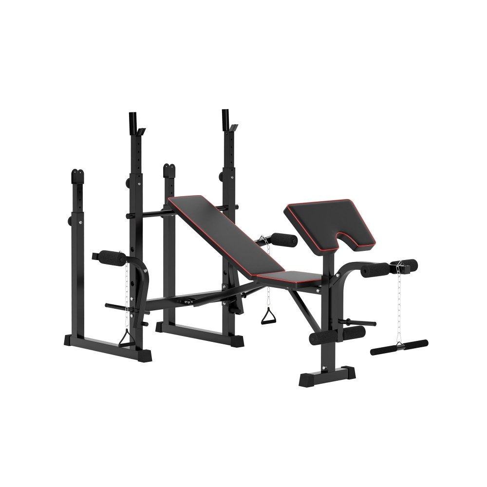 Adjustable Weight Bench with Rack