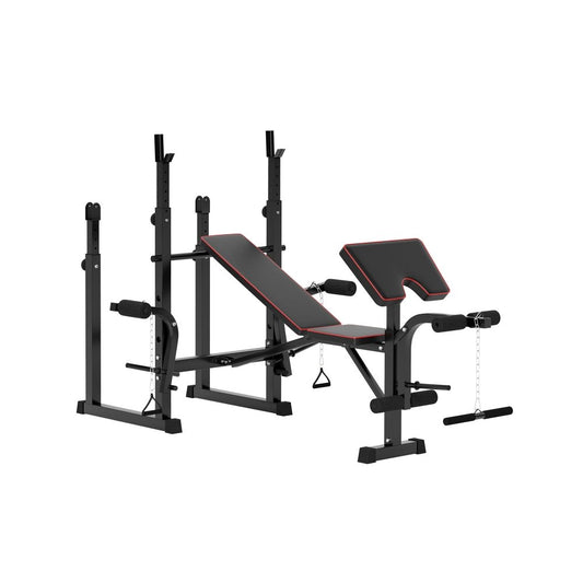 Adjustable Weight Bench with Rack