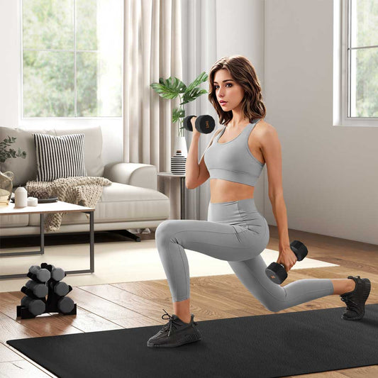 Anti - Roll 12 sided Dumbbell Set 2 x 10kg