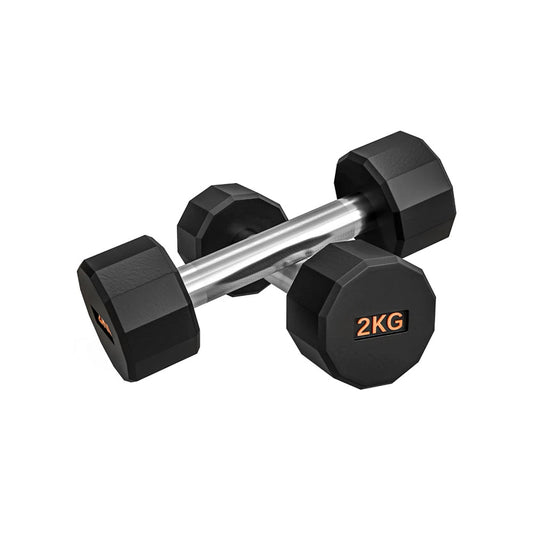 Anti - Roll 12 sided Dumbbell Set 2 x 2kg