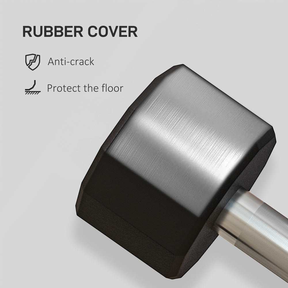 Anti - Roll 12 sided Dumbbell Set 2 x 4kg