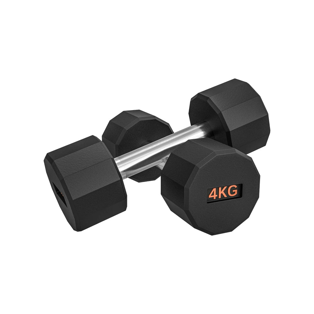 Anti - Roll 12 sided Dumbbell Set 2 x 4kg