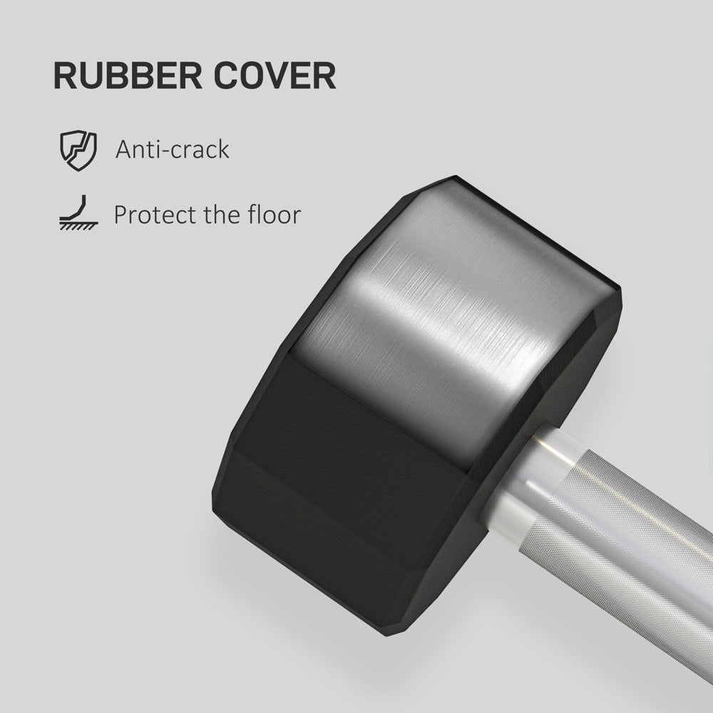 Anti - Roll 12 sided Dumbbell Set 2 x 6kg