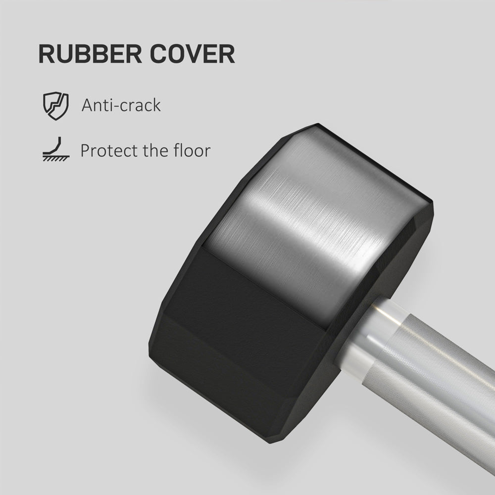 Anti - Roll 12 sided Dumbbell Set 2 x 8kg