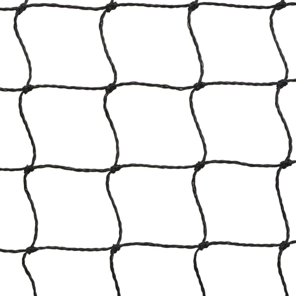 Badminton Net with Shuttlecocks