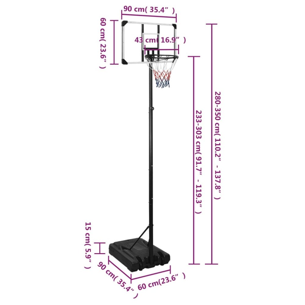 Basketball Stand - 280 - 350cm