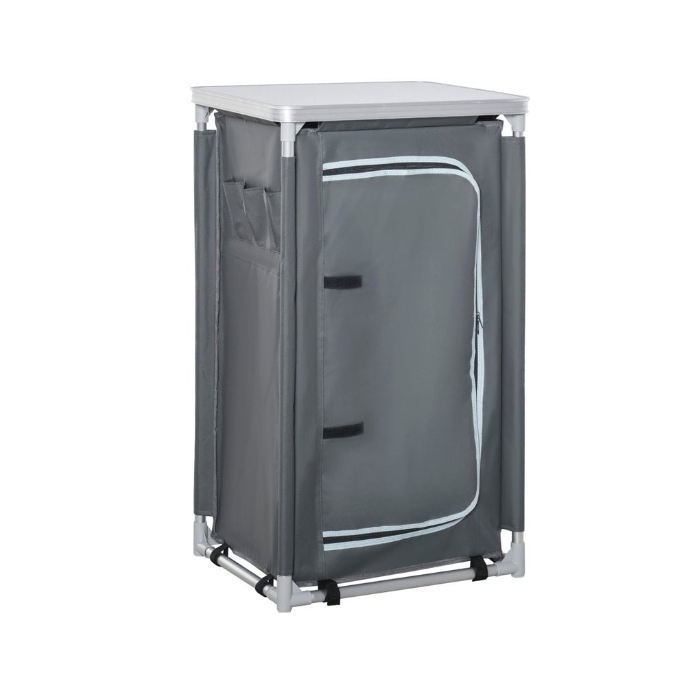 Camping Kitchen Table with Storage