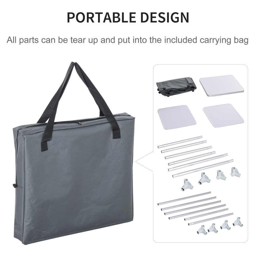 Camping Kitchen Table with Storage