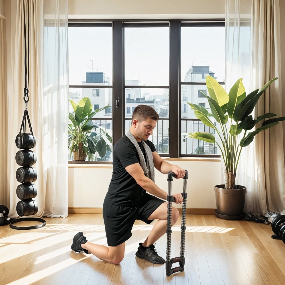 Chest Expander – Adjustable Spring Exercise Equipment (10–50kg)