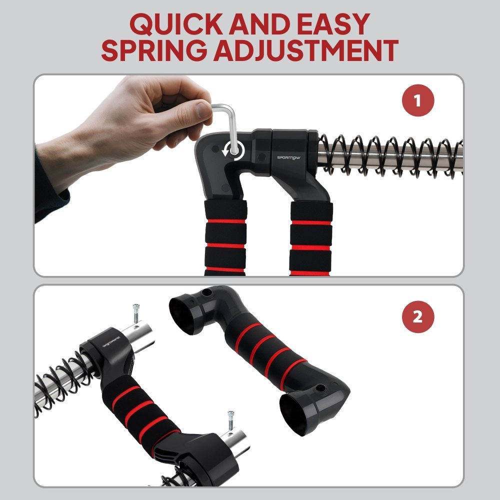 Chest Expander – Adjustable Spring Exercise Equipment (10–50kg)