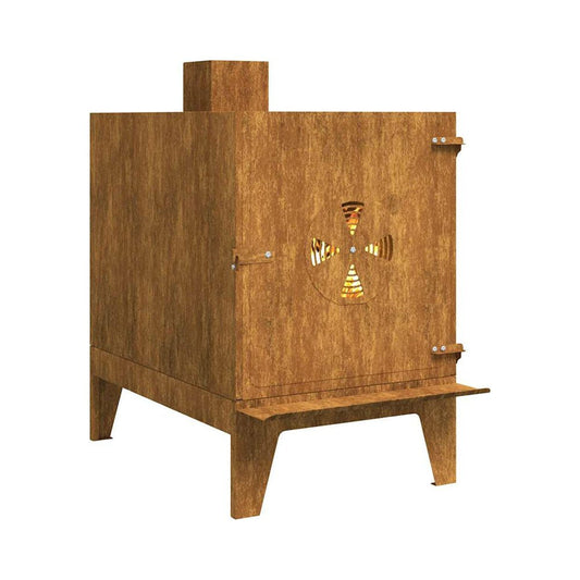 Corten Steel Portable Camping Stove